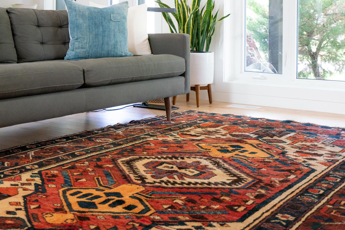 Wool and area rug cleaning at our Hailey shop